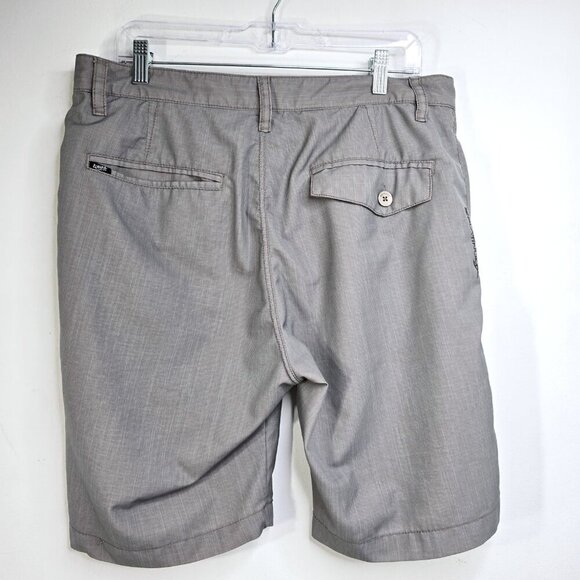 Billabong Hydrostretch Platinum Board Shorts Pinstriped Gray 34 waist - Picture 6 of 8